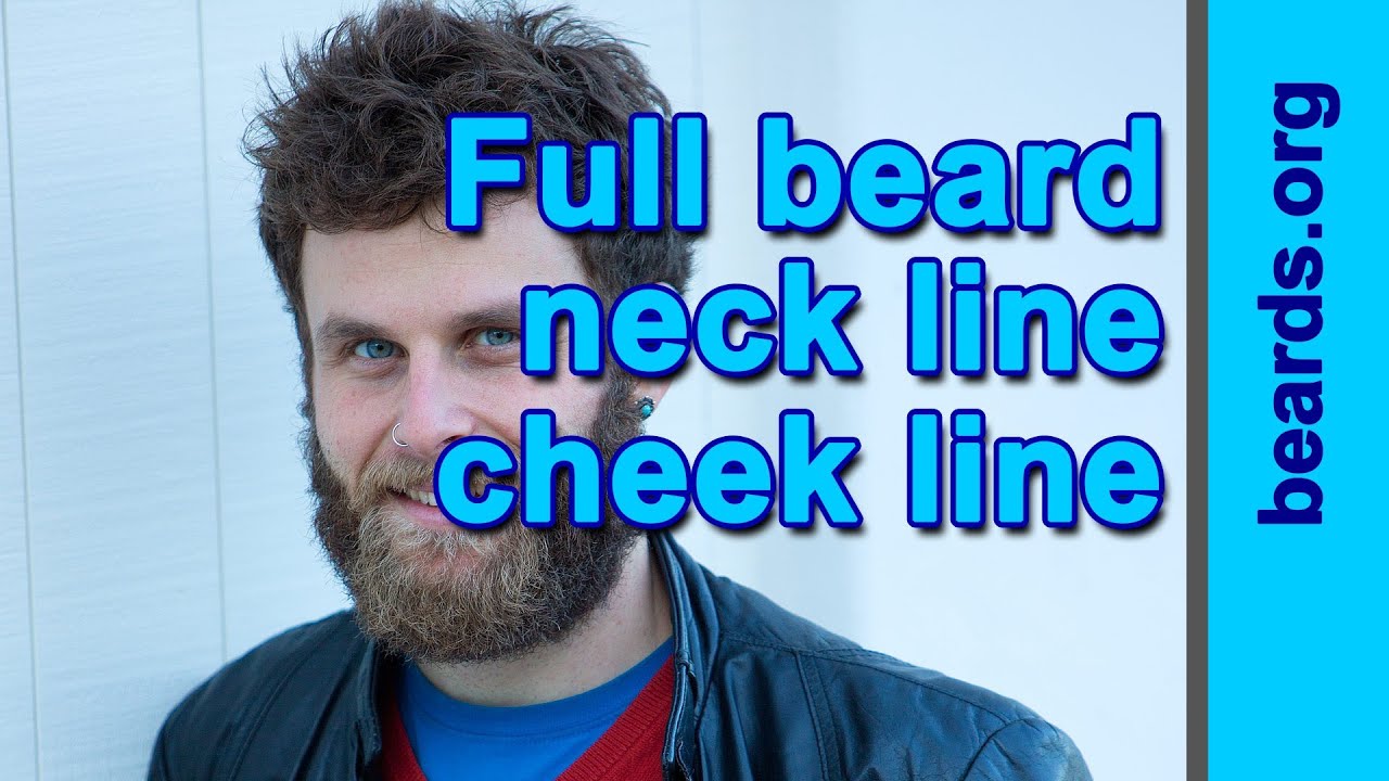 beard story, Nate: how to shape your neck line and cheek line