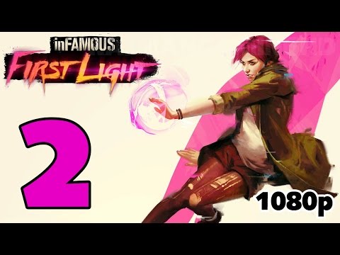 inFAMOUS First Light Walkthrough PART 2 [1080p] No Commentary TRUE-HD QUALITY