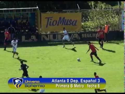 Atlanta 0 Dep. Español 3  - Resumen