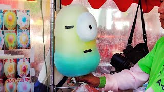 Incredible COTTON CANDY Art: Despicable Me MINIONS, FLOWER, DUCK, PIG, BEAR