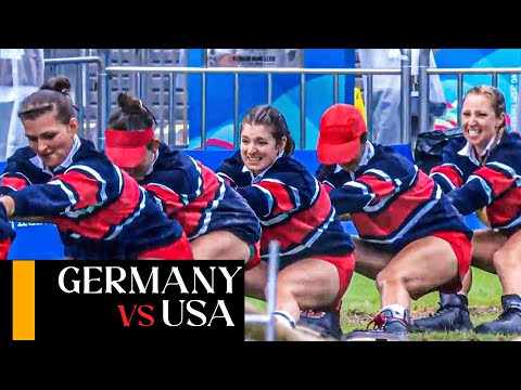 Germany vs USA 🇩🇪🇺🇸 500KG Women’s Tug of War | Can America Stop Europe at the World Games 2025?
