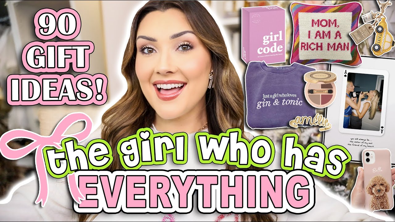 90 UNIQUE GIFT IDEAS FOR THE GIRL WHO HAS EVERYTHING 🎀 $15-$300 #giftguide #giftsforher
