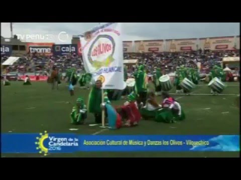 FESTIVIDAD VIRGEN DE LA CANDELARIA 2016 MUSICA Y DANZA LOS OLIVOS VILQUECHICO
