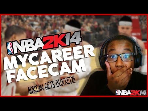 NBA 2K14 PS4 MyCAREER FACECAM - Adrian Goes CRAZY After Getting BLOCKED!!