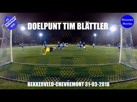 Doelpunt Tim Blättler (VV Chevremont 31-03-2018)
