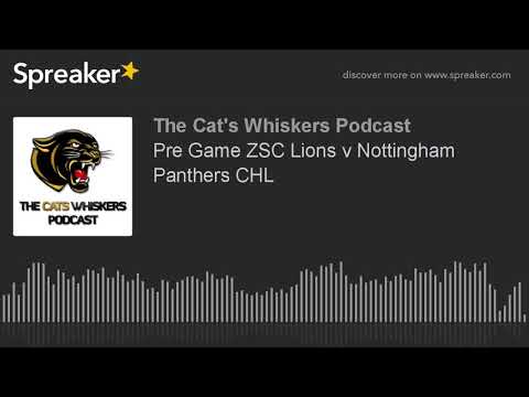 Pre Game ZSC Lions v Nottingham Panthers CHL