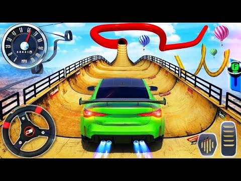 US Police Car Driving Stunts Racing 2023 - Impossible Ramp Car Simulator 3D - Android GamePlay