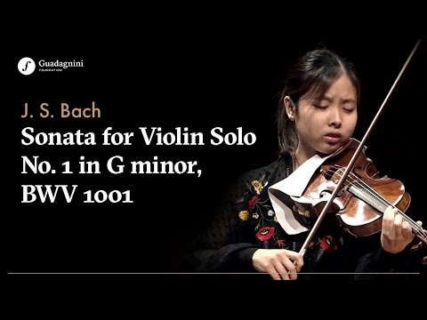 Hana Chang plays J. S. Bach - Sonata for Violin Solo Nr. 1 in G minor, BWV 1001