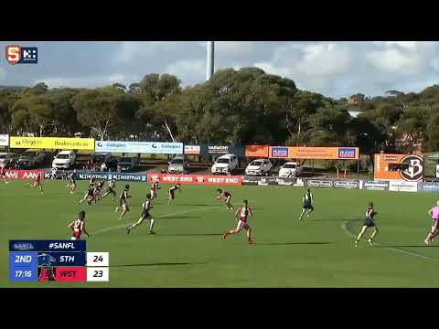 Rd 8 SANFL Snapshot - West's Josh Carmichael goals from 55m