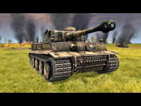 1 Tiger Tank vs 50 T-34s!