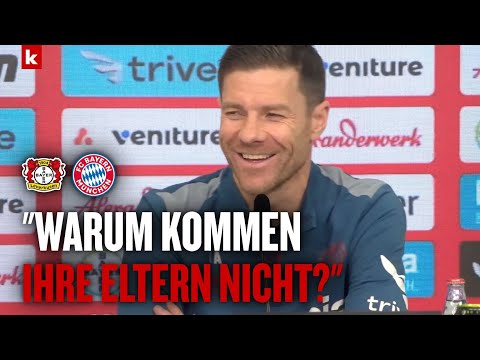 Vor Kracher gegen Bayern: Alonso bringt den Raum zum Lachen | Leverkusen