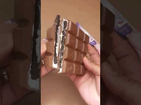 ASMR 🍫🍫🍫 Milka Oreo 🍫🍫🍫 #shorts #satisfying #viral #trending #youtubeshorts #asmrfood