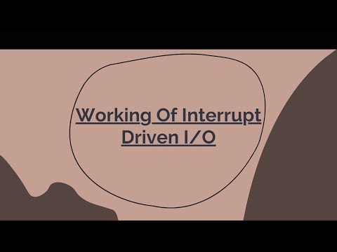 Working Of Interrupt Driven I/O | E04 | Computer Organisation and Architecture