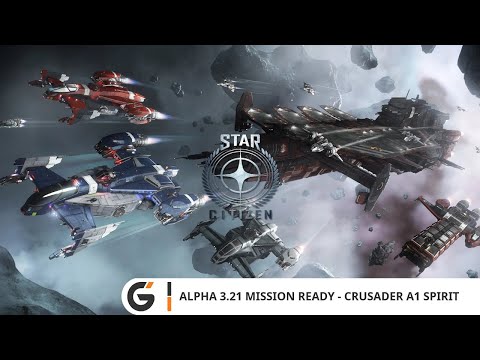 Star Citizen - Alpha 3.21  Mission Ready Crusader A1 Spirit video