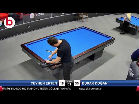 CEYHUN ERTEN & BURAK DOĞAN Bilardo Maçı - 2022 ERKEKLER 1.ETAP-5.TUR