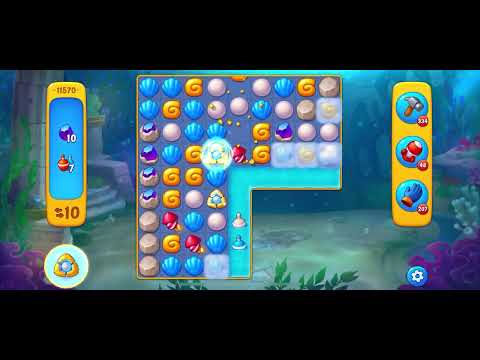 Fishdom level 11570 no boosters フィッシュダム ノーマル