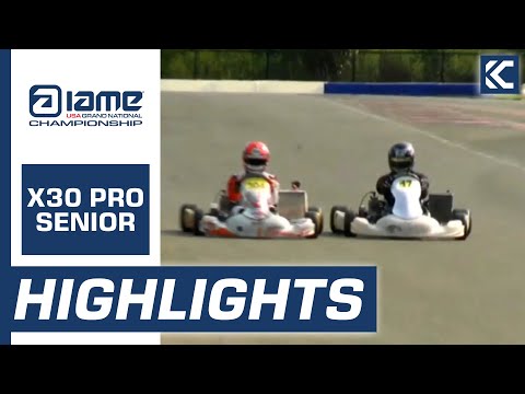 2023 IAME USA Grand National Championship Highlights: X30 Pro Senior