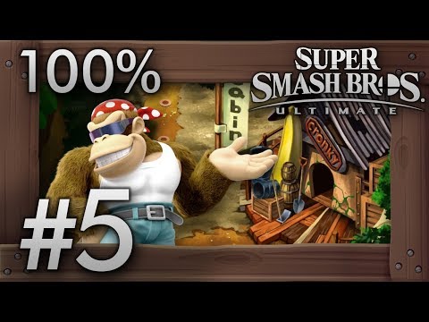 Super Smash Bros. Ultimate: World of Light Part 5 - DK Island & Forest Hill - 100% Walkthrough