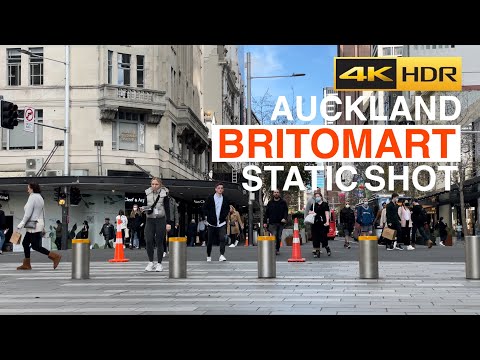 Auckland Britomart Static Shot New Zealand 4K