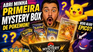 🎁 Abri Minha PRIMEIRA Mystery Box de Pokémon… Valeu a Pena ou Me Arrependi?