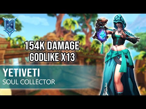 154K Damage YetiVeti Seris Paladins Competitive (Diamond) SOUL COLLECTOR - Godlike X13