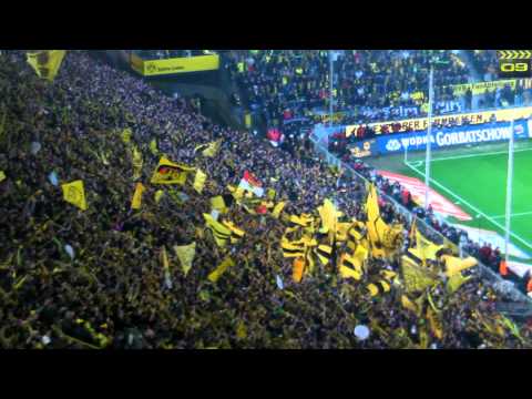 Stimmung Südtribüne: Deutscher Meister 2012 Borussia Dortmund vs. Mönchengladbach 21.04.2012 BVB