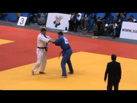 Judo, Aleksandr Mikhaylin vs Barna Bor, final +100 kg. European judo championships 2012, Celyabinsk