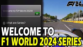 How to Complete Welcome to F1 World 2024 Series in F1 24