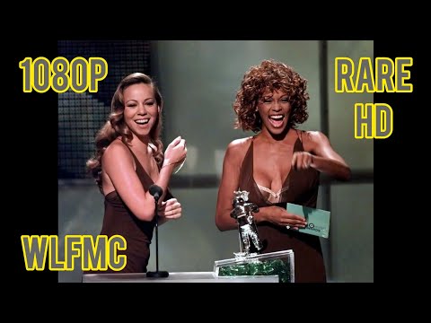 Mariah Carey and Whitney Houston (Present Best Male Video at MTV Video Music Awards 1998) 1080p  HD