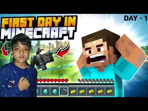 s gaming - First Day In 🙄 Minecraft Survival DAY - 1 #minecraft #minecraftsurvival #minecraftbuilding