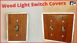 Easy Cherry Light Switch Covers