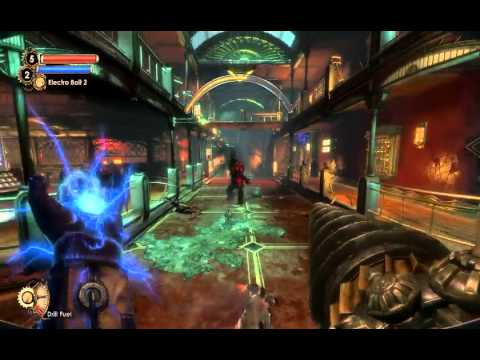BioShock 2 Rumbler Fight - Drill + Plasmids