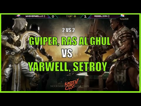 MK11: GVIPER, RAS AL GHUL VS YARWEL, FREESETROY - Noob Saibot, Jacqui vs Kotal, Kabal, D'Vorah - 2V2