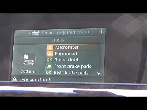 BMW E60 сброс межсервисного интервала. Service interval reset