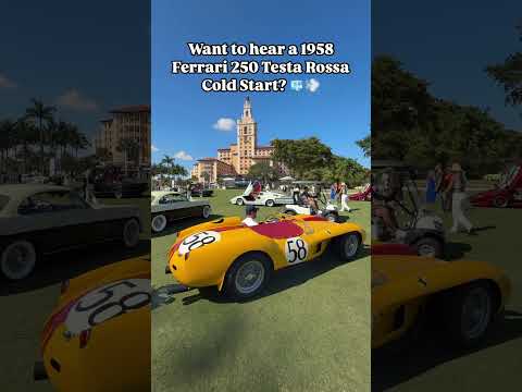 Thumbnail for Hear the 1958 Ferrari 250 Testa Rossa roar to life! Cold start 🏎️ 🧊 💨 by Ferrari 250 Testa Rossa