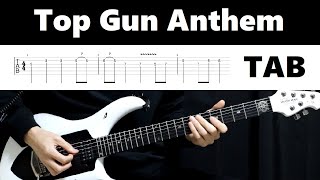 Top Gun Anthem / guitar cover tab tutorial