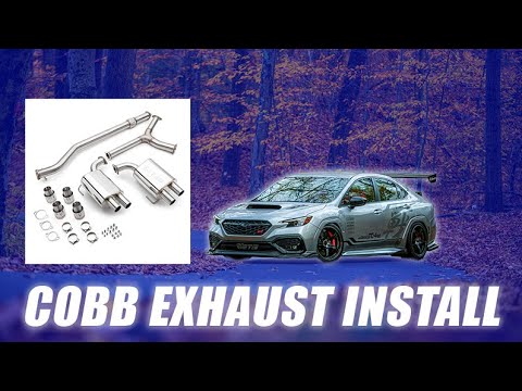 Cobbs New Stainless Steel Exhaust for 2022 WRX + Exhaust sounds