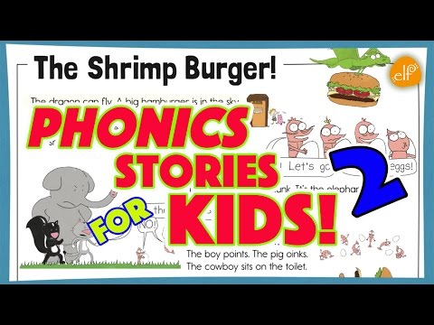 Phonics Stories for Kids - Part 2 - A 12 Stories for Kids - ELF Kids Videos
