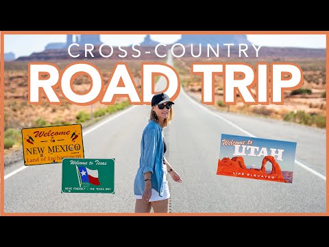 從佛羅里達州到內華達州的跨國公路旅行（38 小時，2400 英里 (Cross Country Road Trip (38 hours, 2400 miles) from Florida to Nevada)