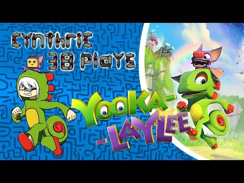 Cynthric Plays Yooka-Laylee Part 38: Space Slide Of Doom! Also Unclogging A Toilet x.X