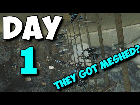 How I Claimed The BEST CAVE On the Most POPULAR Cluster | ARK Survival Evolved PVP Day 1