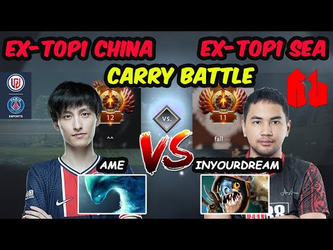 Ame Morphling vs inyourdream Slark - Ex-Rank1 Carry Battle Server SEA