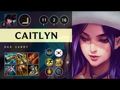 Caitlyn ADC vs Lucian - KR Challenger Patch 25.19