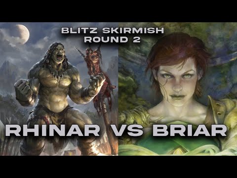 Blitz Skirmish Round 2: Rhinar vs Lightning Briar