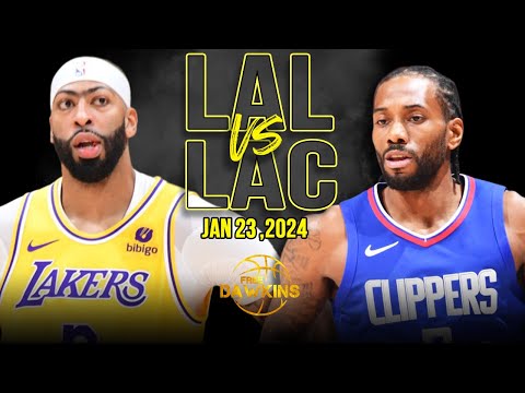 Los Angeles Lakers vs Los Angeles Clippers Full Game Highlights | January 23, 2024 | FreeDawkins