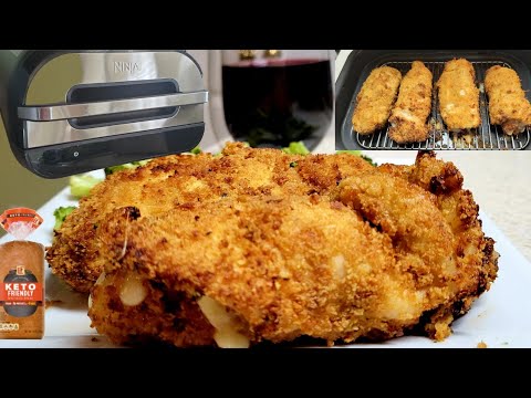 Ninja Foodi Grill XL Chicken Cordon Bleu Air Fryer Low...