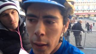 preview picture of video 'Marco Aurelio Fontana subito dopo l'arrivo Strade Bianche 2015'