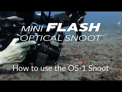 How to use the OS-1 Optical Snoot & Backscatter MF-1 Mini Flash