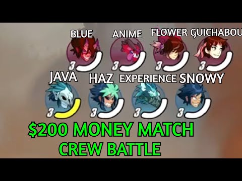 JAVA, SNOWY, EXPERIENCE, HAZ vs GUI, BLUE, ANIME, FLOWER - $200 Money Match - 2024 - Crew Battle