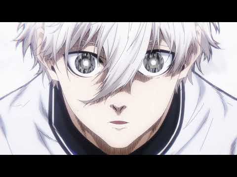 Nagi doing his two-stage fake volley - Blue Lock